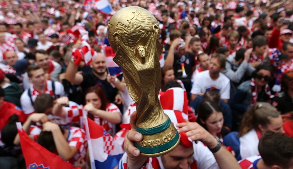 La final del Mundial Rusia 2018 desde los hinchas. Foto: Reuters