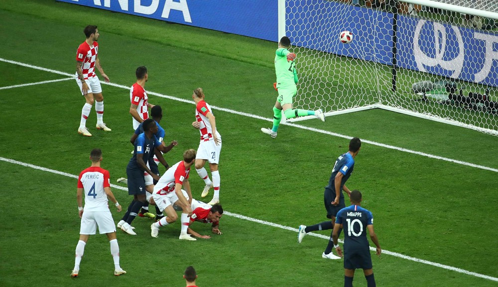 Croacia-Francia en la final del Mundial 2018. Foto: Reuters