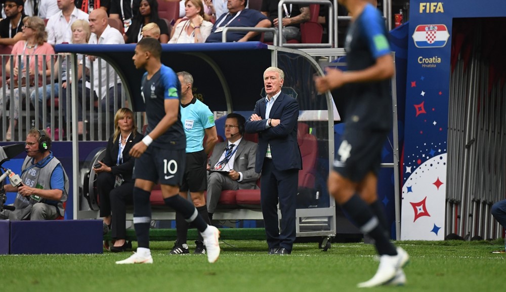 Croacia-Francia en la final del Mundial 2018. Foto: AFP