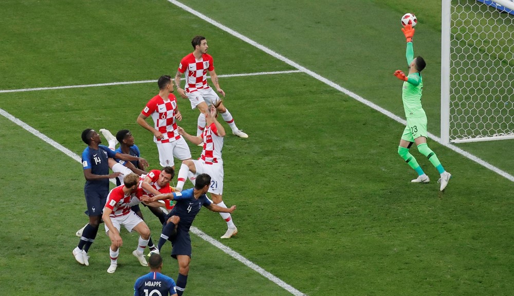 Croacia-Francia en la final del Mundial 2018. Foto: Reuters