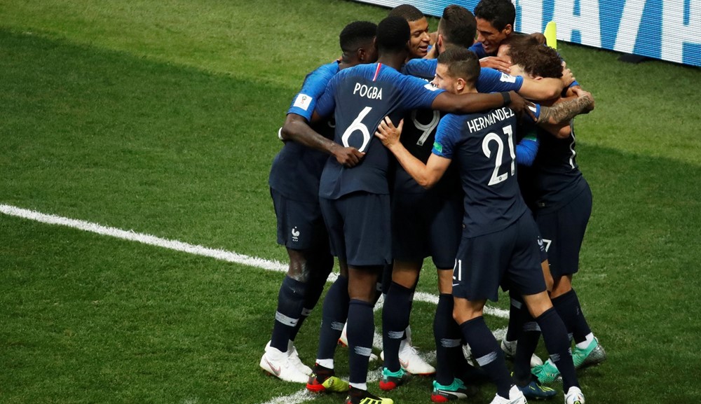 Croacia-Francia en la final del Mundial 2018. Foto: Reuters