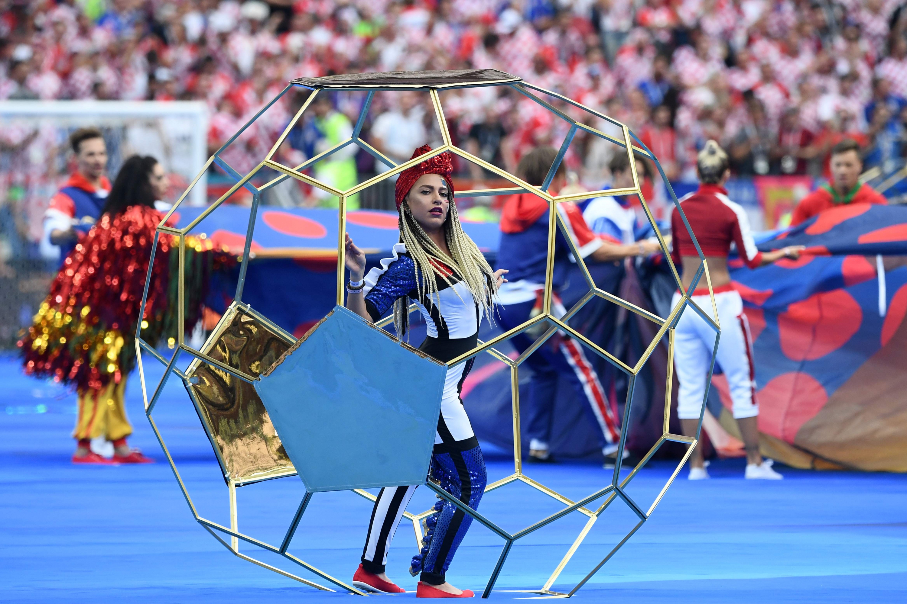 Ceremonia de clausura del Mundial Rusia 2018. Foto: AFP
