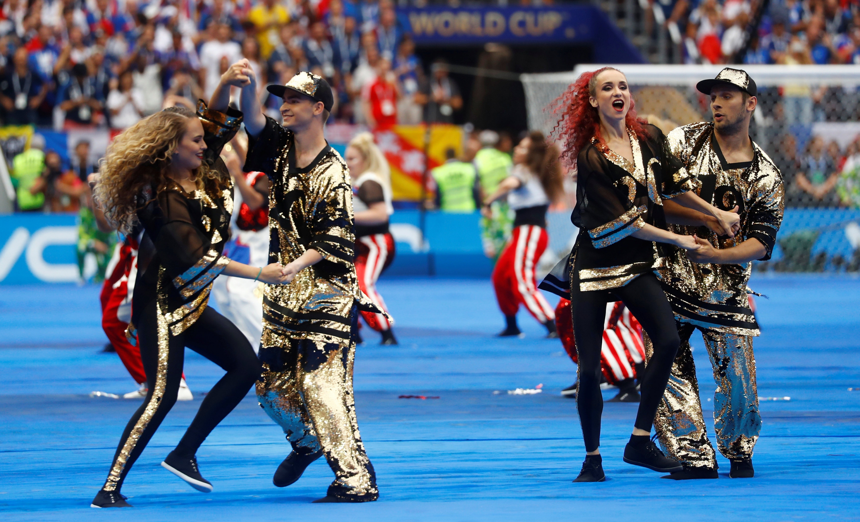 Ceremonia de clausura del Mundial Rusia 2018. Foto: Reuters