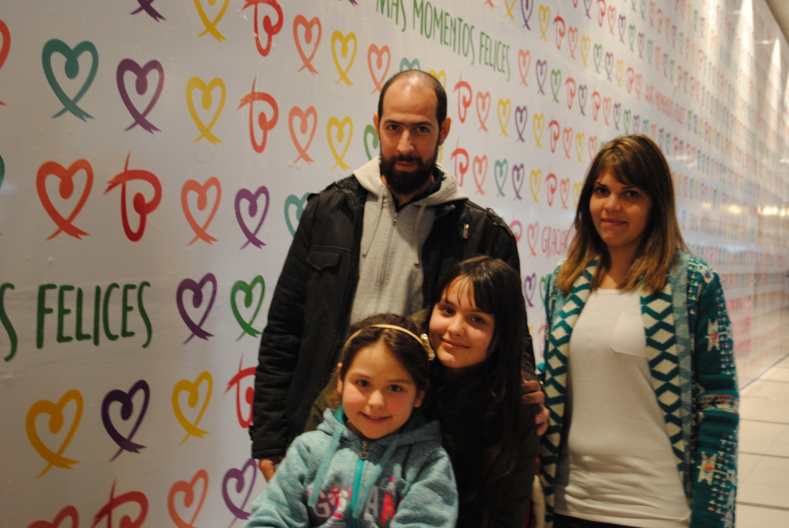 Milena, Camelia, Adrián y Laura De Armas.