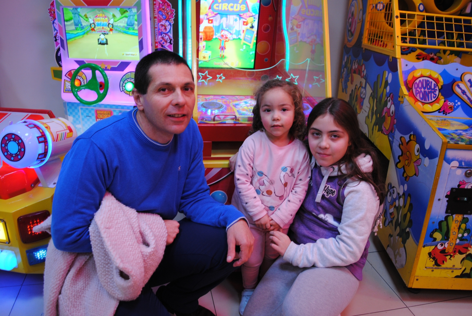 Sebastián, Matilde y Julia Sosa.