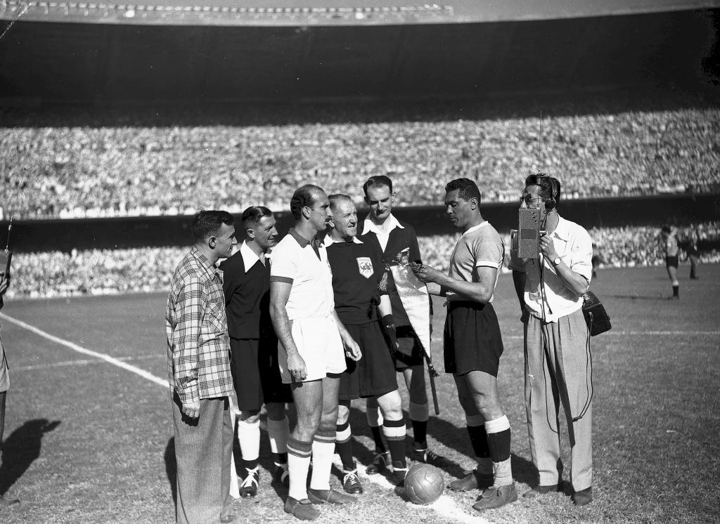 Uruguay venció a Brasil por 2 a 1 el 16 de julio de 1950. Foto: Archivo El País.