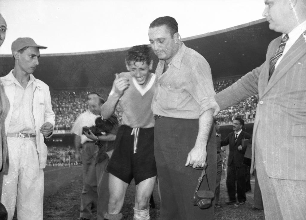 Uruguay venció a Brasil por 2 a 1 el 16 de julio de 1950. Foto: Archivo El País.