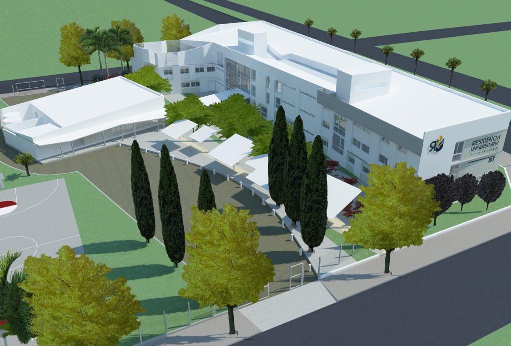 Así será la residencia universitaria en Tacuarembó. Foto: @SCpresidenciauy