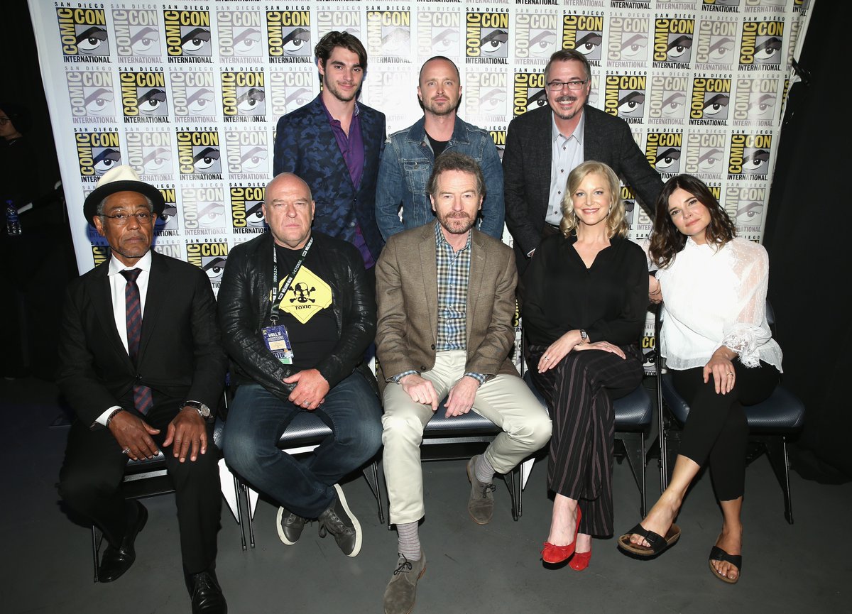 Reunión de los 10 años de "Breaking Bad" en la Comic-Con de San Diego 2018