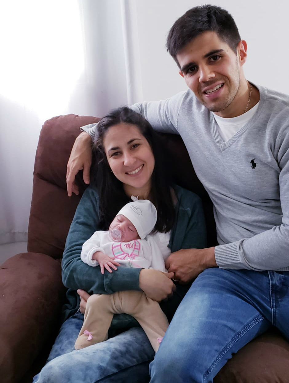 Ana, Alfonsina y Juan Manuel