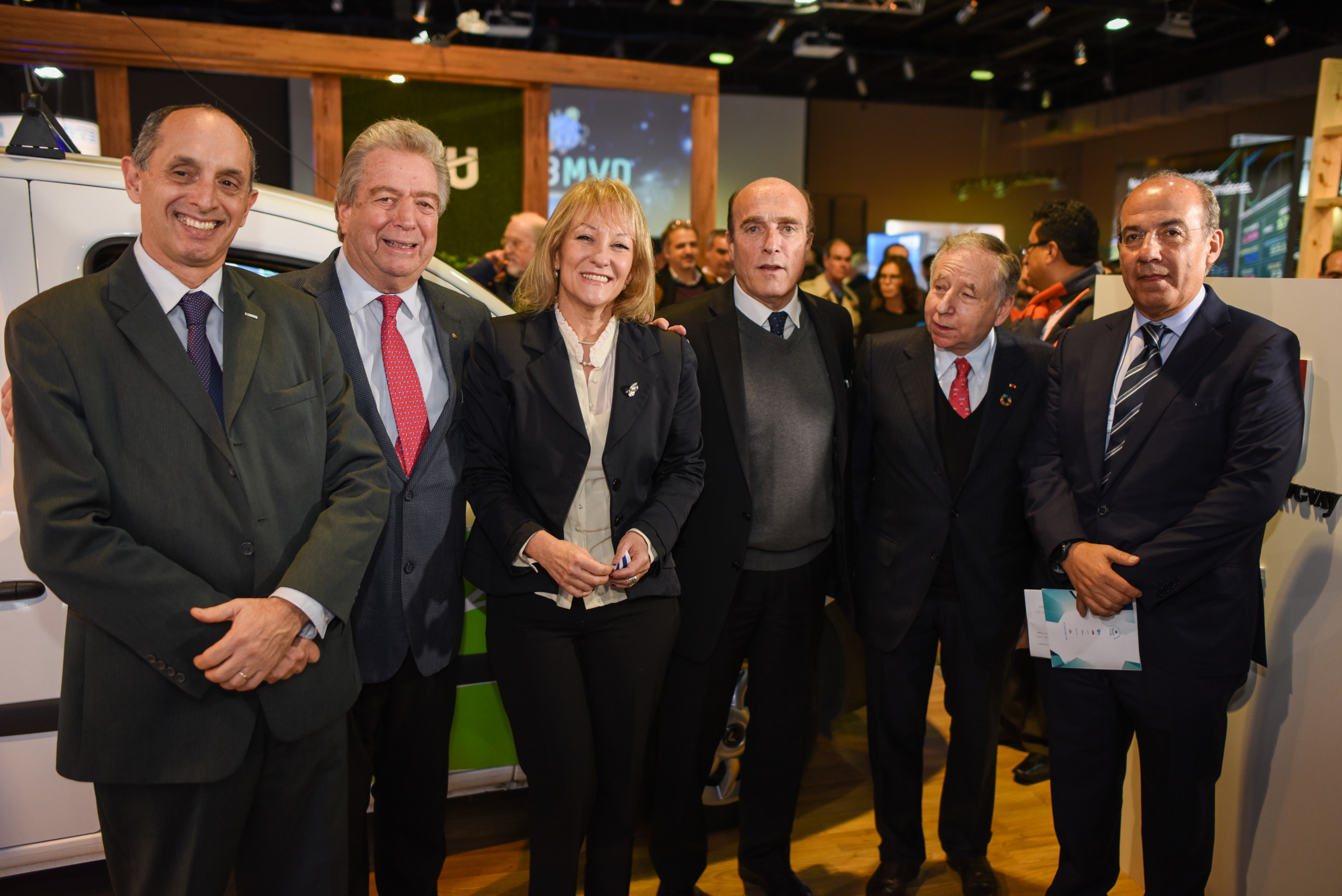 Gonzalo Casaravilla, Jorge Tomasi, Carolina Cosse, Daniel Martínez, Jean Todt, Felipe Calderón
