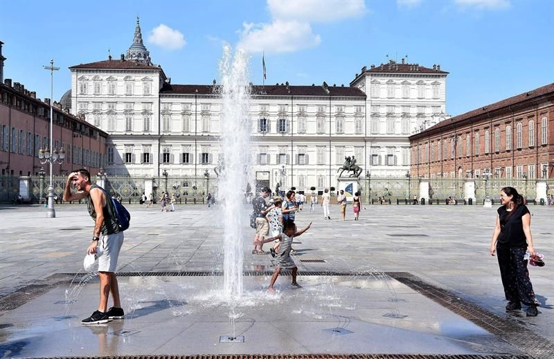 Ola de calor en Europa. Foto: EFE