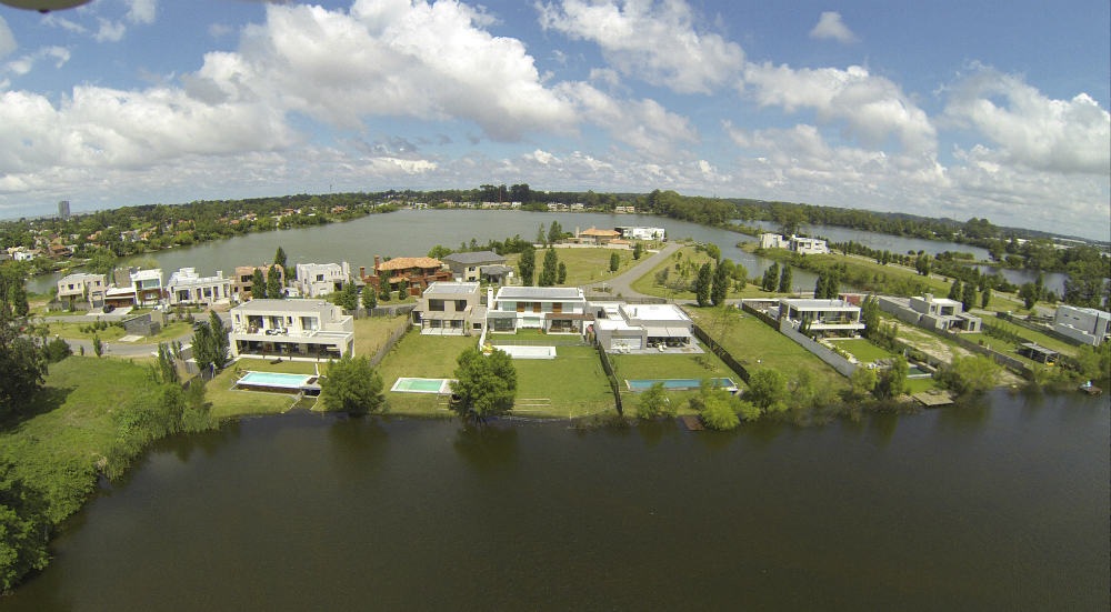 Imagen aérea de Lagos, un proyecto fundamental para la expansión de Parque Miramar.