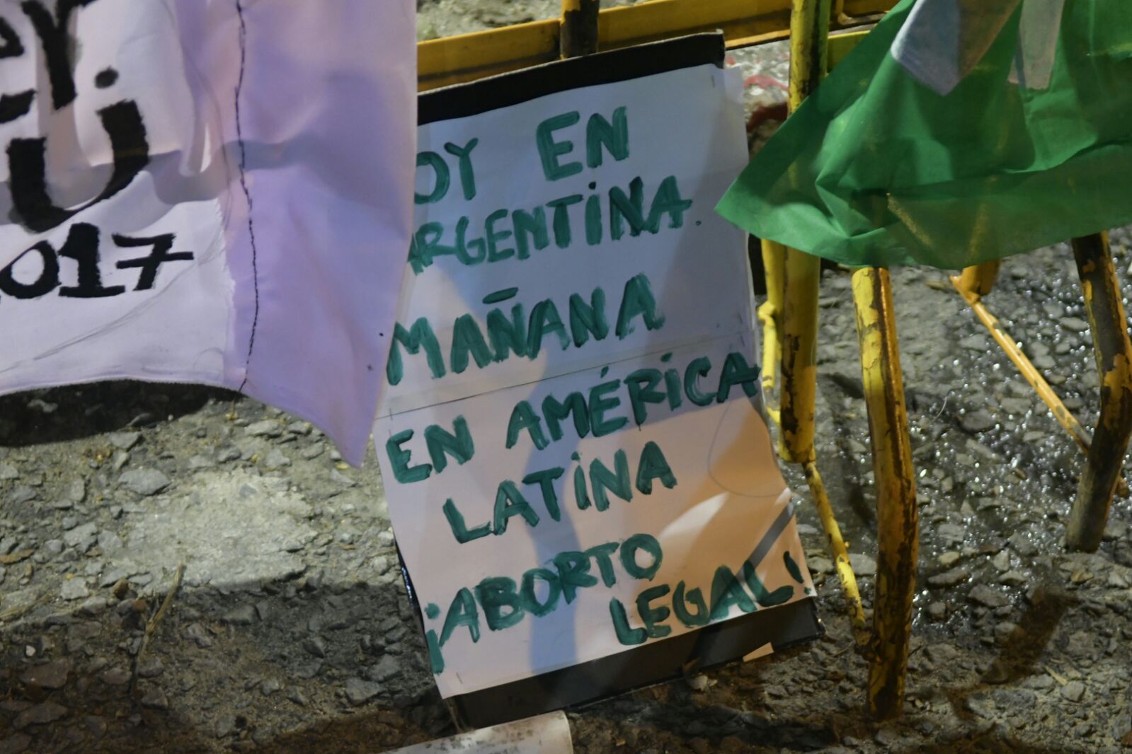 Uruguay se suma a "pañuelazo internacional". Foto: Marcelo Bonjour