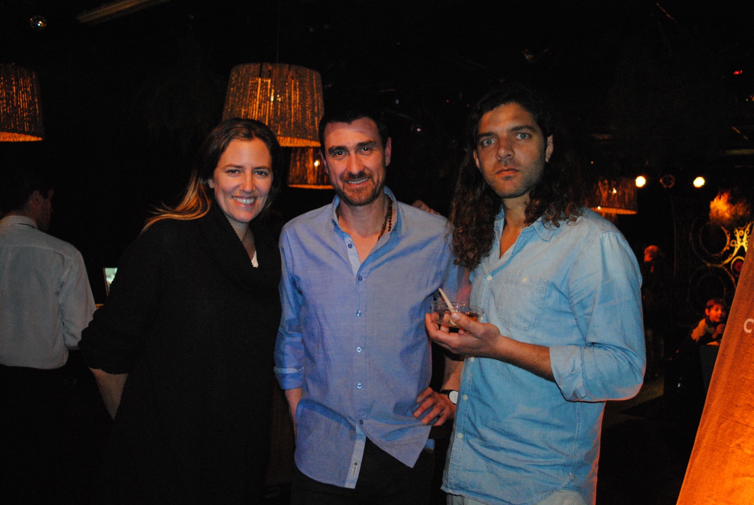 Valentina Borrazás, Alberto Nogues, Damian Farré.