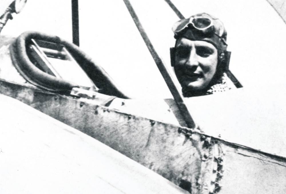 Despegue: Boiso Lanza en un Blériot XI biplaza, en Chile, 1915.