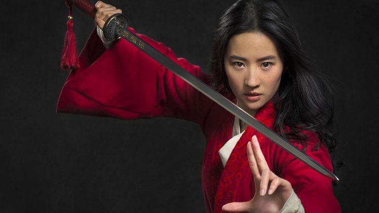 Liu Yifei como Mulan. Foto: Disney