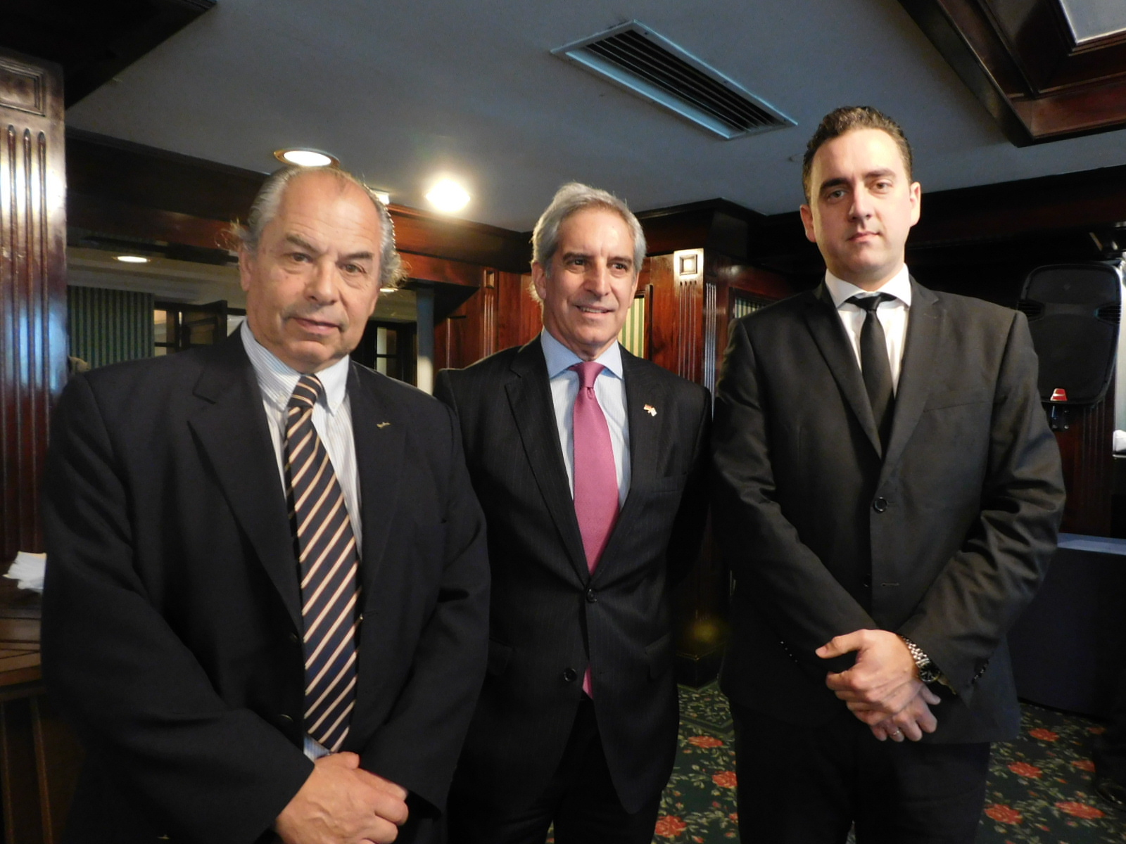 Horacio Sardeña, Gustavo Weigel, Fernando Meléndez.