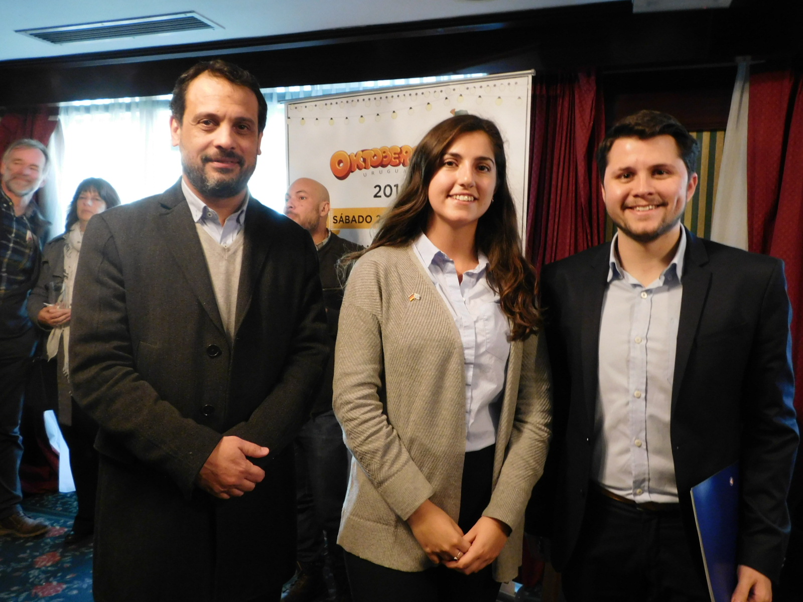 Osvaldo León, Irene Tayler, Carlos Eguiluz.