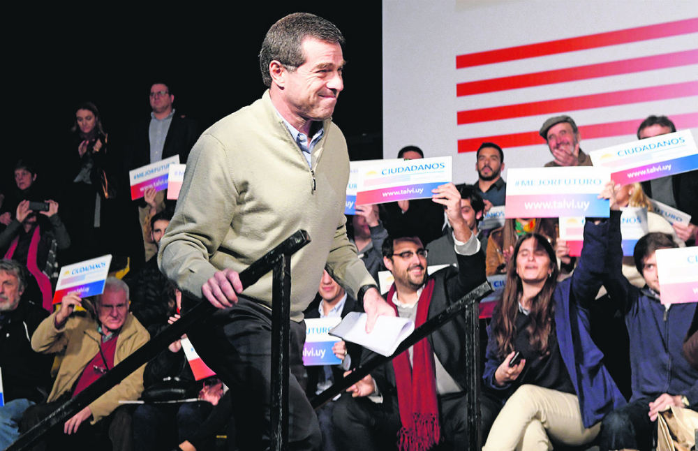 Lanzamiento: cientos de adherentes participaron del acto de presentación de Ernesto Talvi. Foto: Marcelo Bonjour