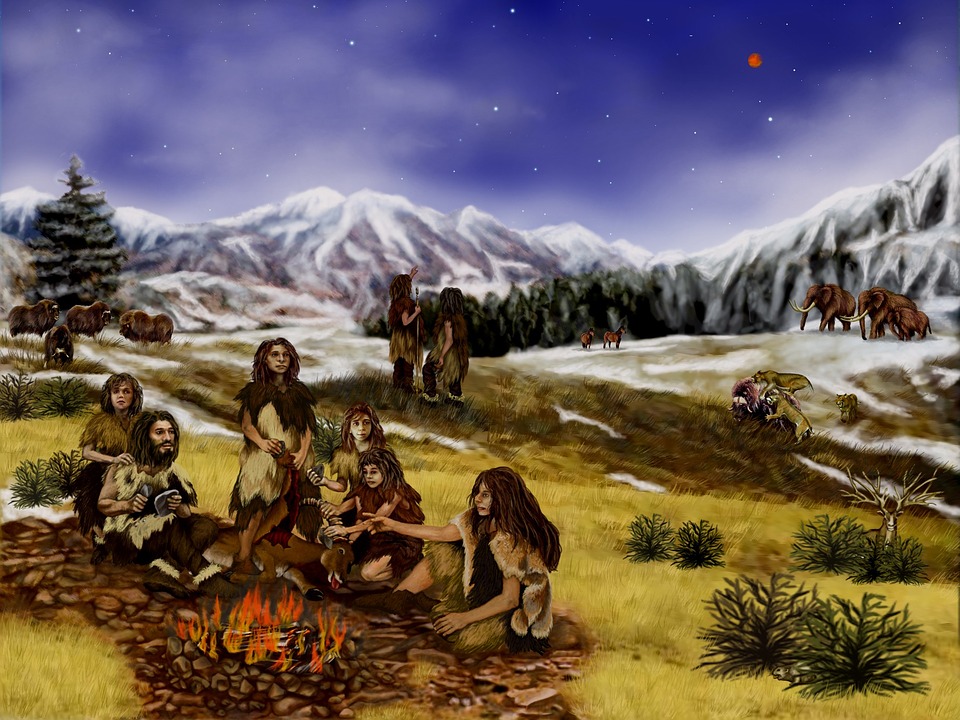 Neandertales. Foto: Pixabay
