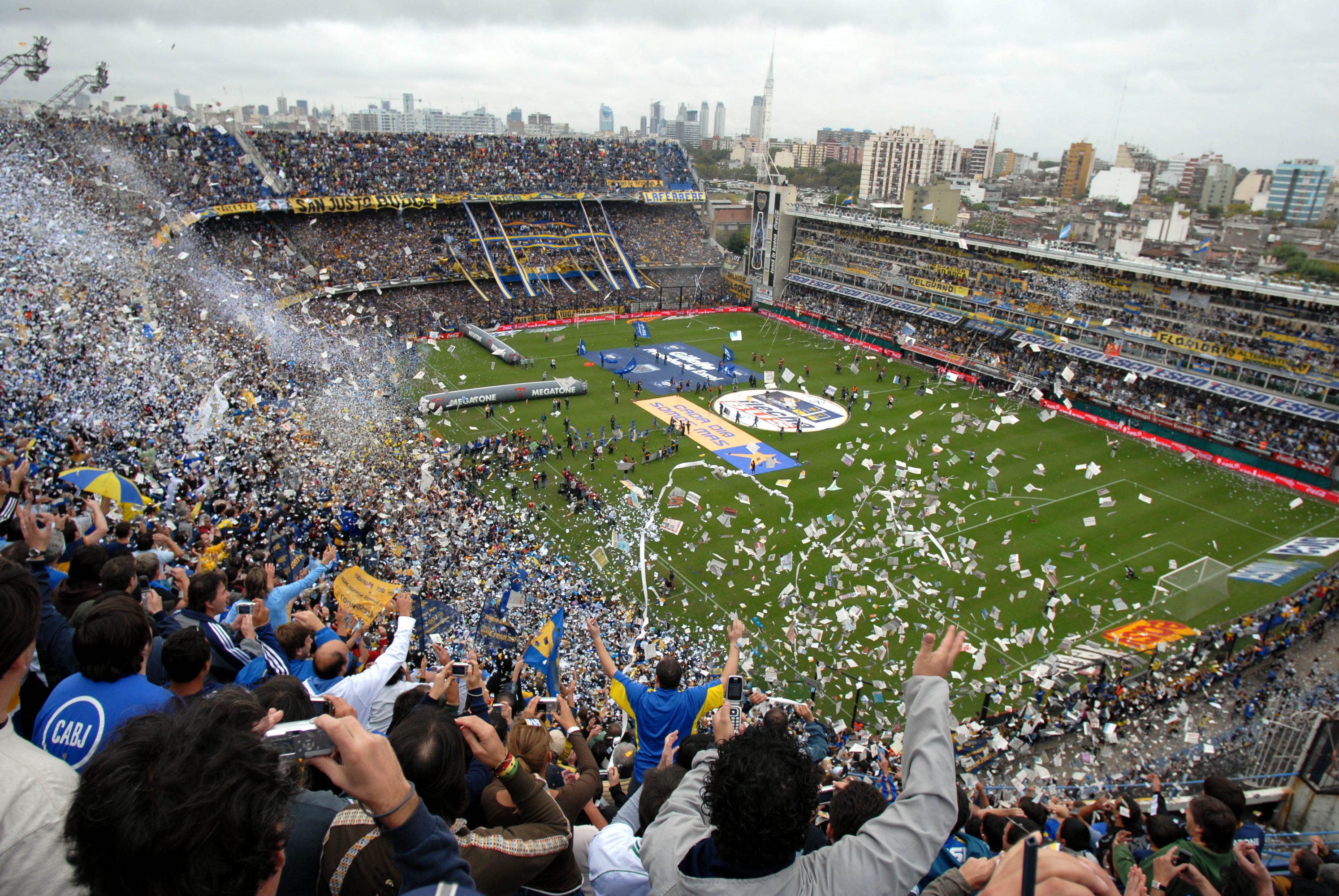 Bombonera. Se hará la final de la copa de eSports en la cancha de Boca. Foto: Archivo El País.