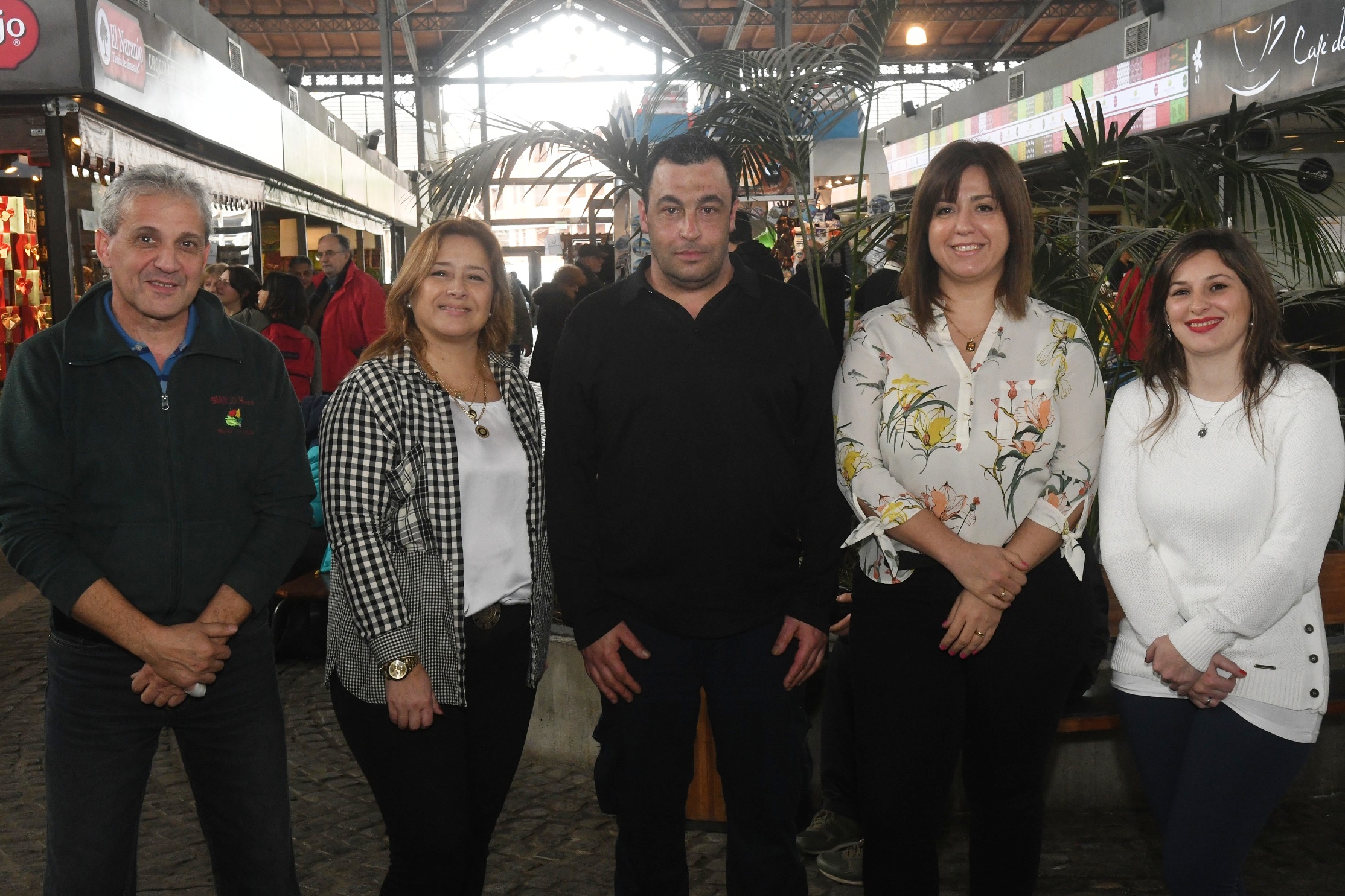 Antonio Blanco, María Elisa Areán, Daniel Cabrera, Paula Valente y Paula Teliz.