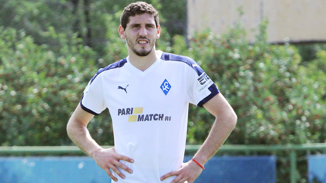 Agustín Rogel entrenando en el Krylya Sovetov. Foto: Krylya Sovetov