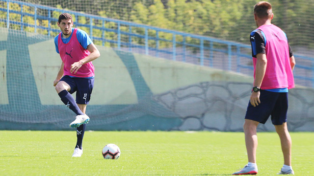 Agustín Rogel entrenando en el Krylya Sovetov. Foto: Krylya Sovetov