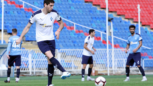Agustín Rogel entrenando en el Krylya Sovetov. Foto: Krylya Sovetov