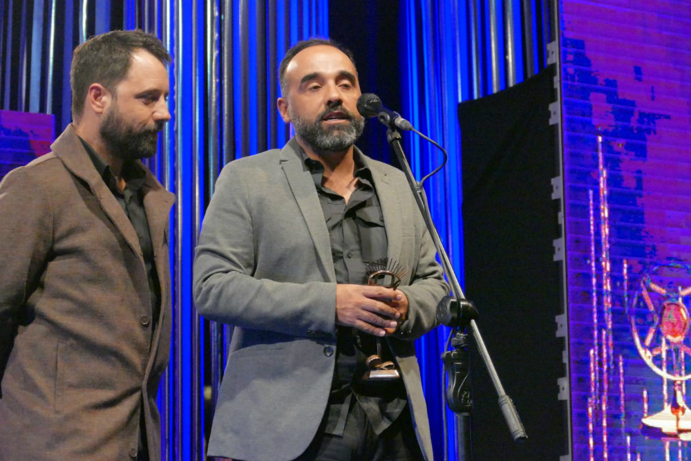 Andrés Varela, el director de El Delirio recibió una mención especial en los Premios Iris. Foto: Ricardo Figueredo
