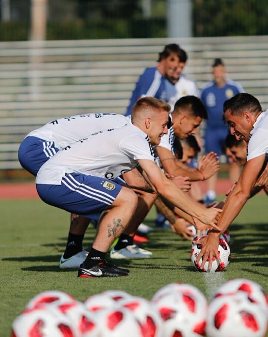 El tatuaje de Santiago Ascacibar. Foto: AFA