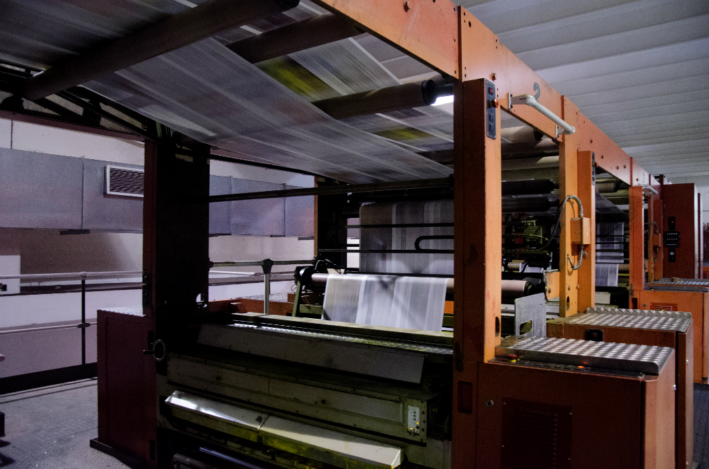 La moderna rotativa ubicada en la Ruta 1. Foto: Estefanía Leal