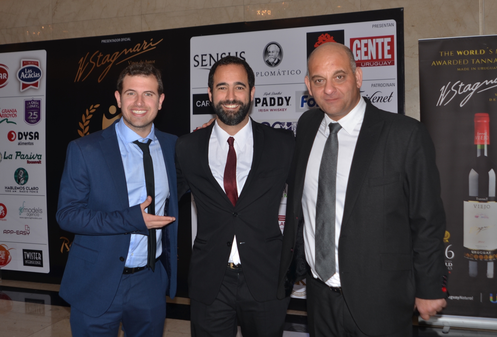 Rusito González, Juan Miguel Carzolio, Marcel Keoroglian.