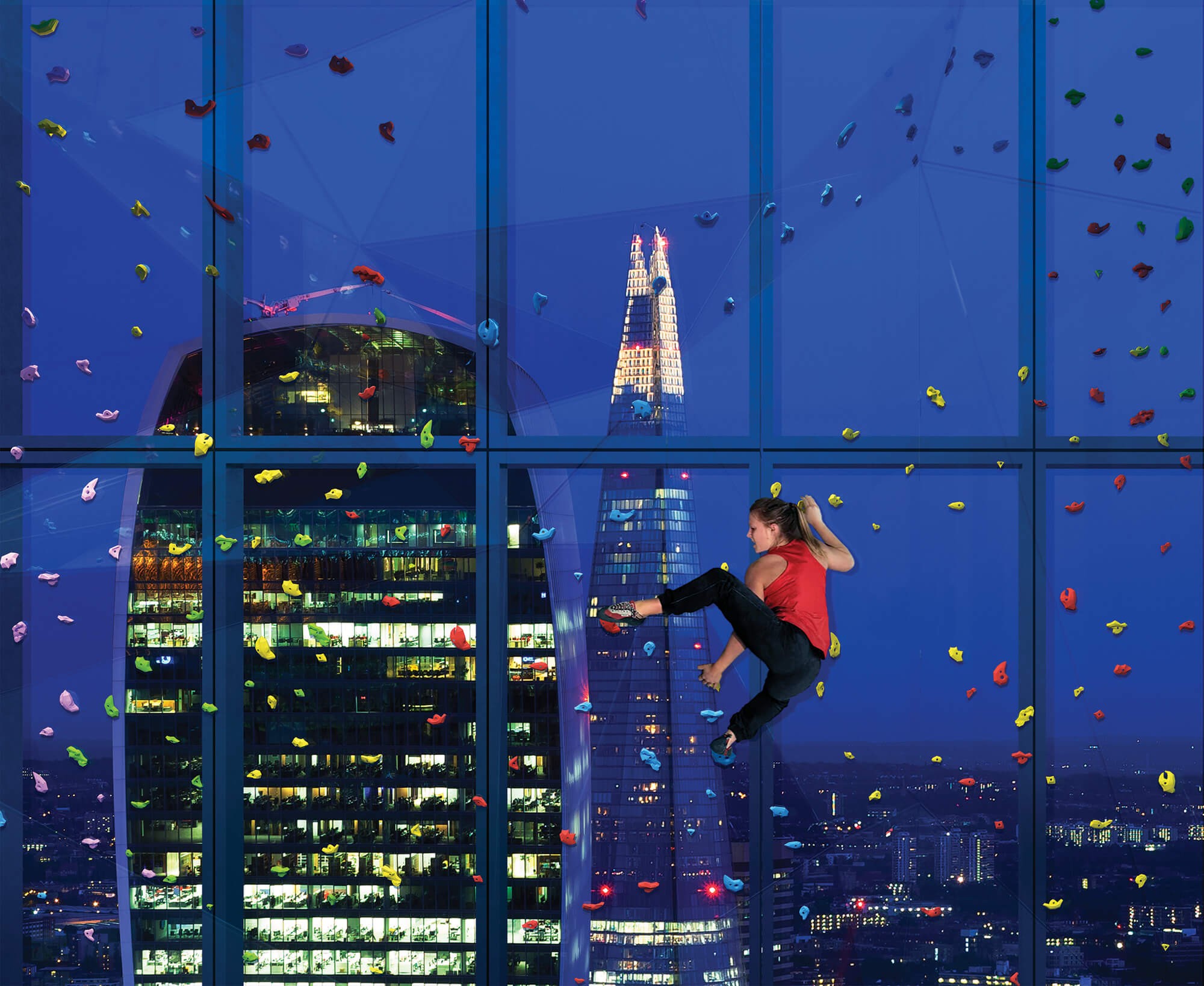 Twentytwo. El rascacielos contará con un muro escalable como atractivo.
