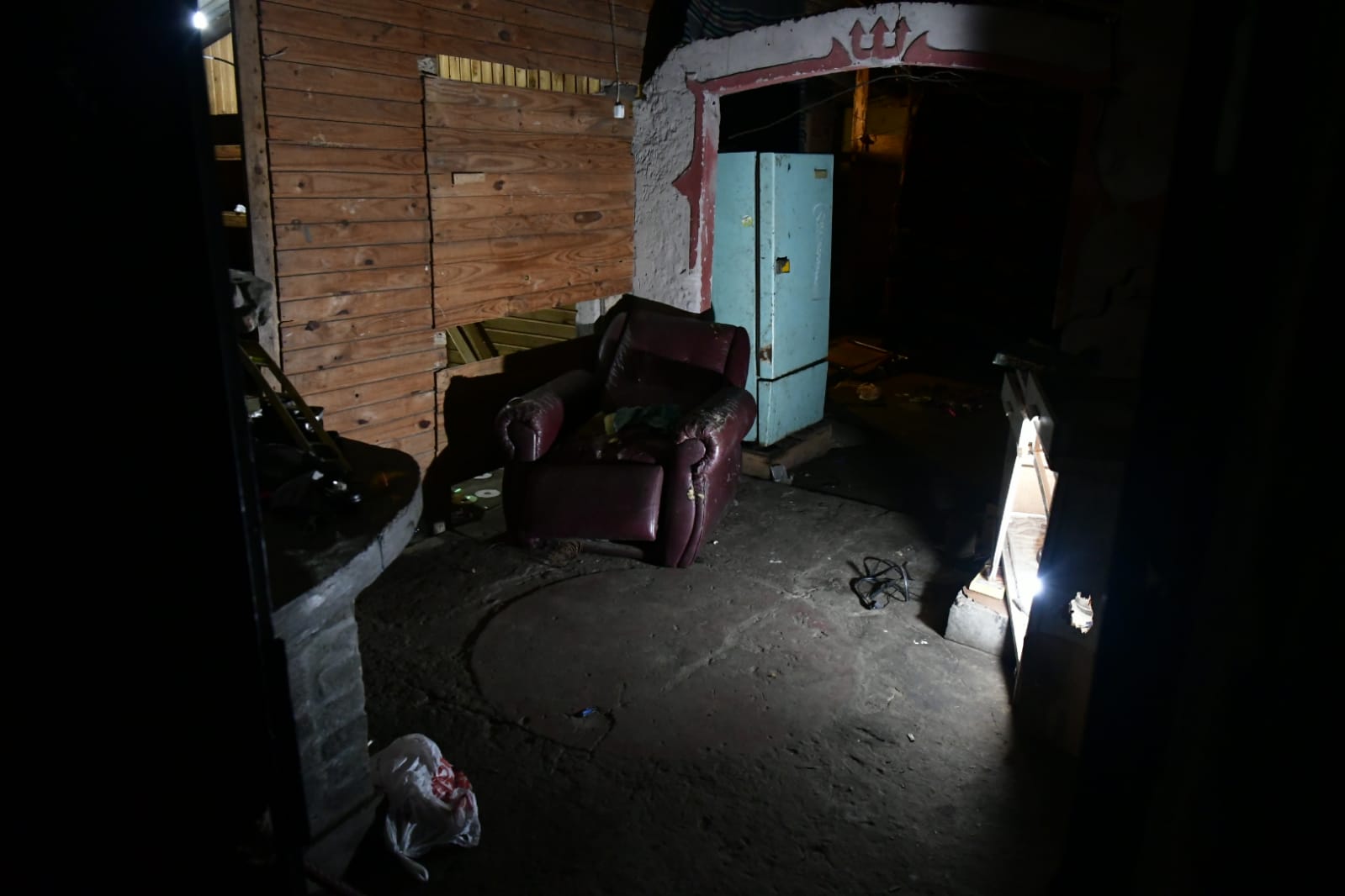 El predio abandonado por la familia del sospechoso. Foto: Fernando Ponzetto.