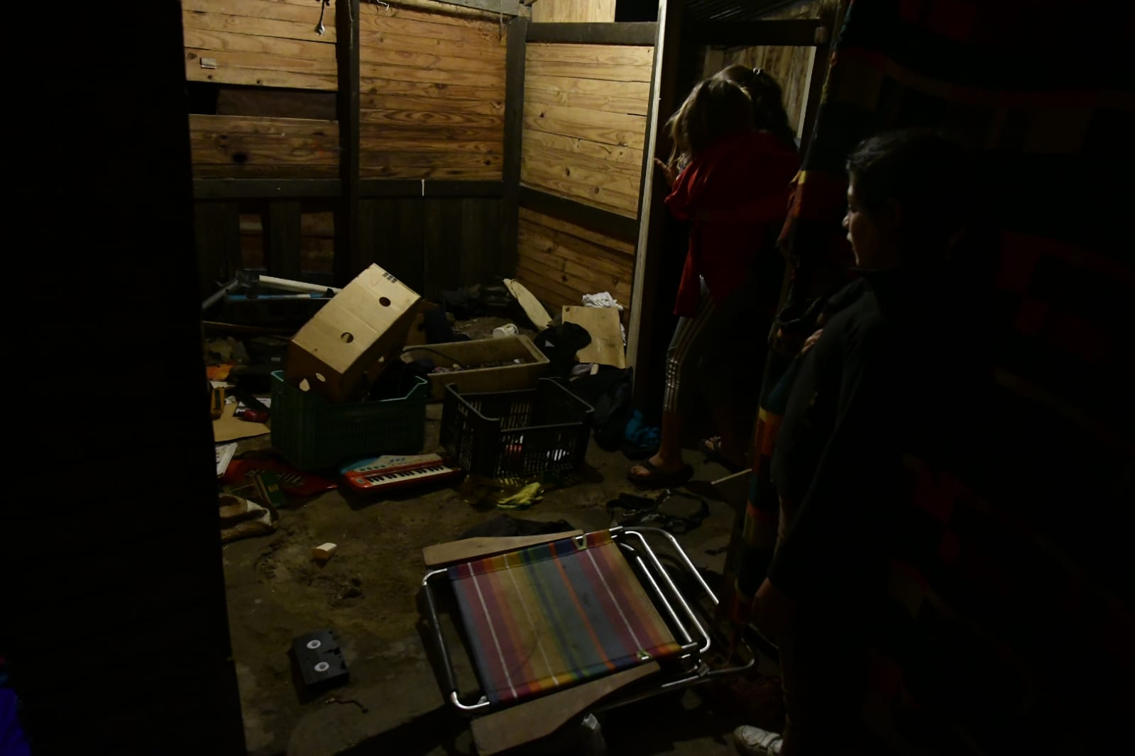 El predio abandonado por la familia del sospechoso. Foto: Fernando Ponzetto.