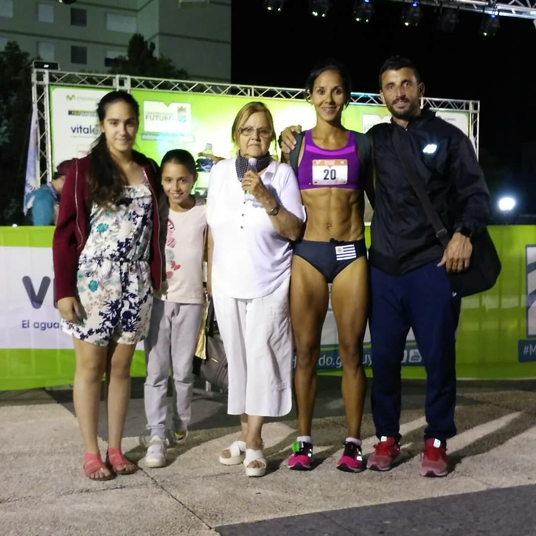 Lorena Sosa y su familia