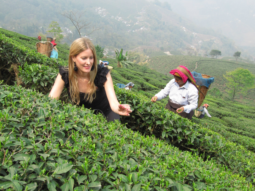 Victoria Bisogno, argentina experta en té que estuvo en Uruguay.