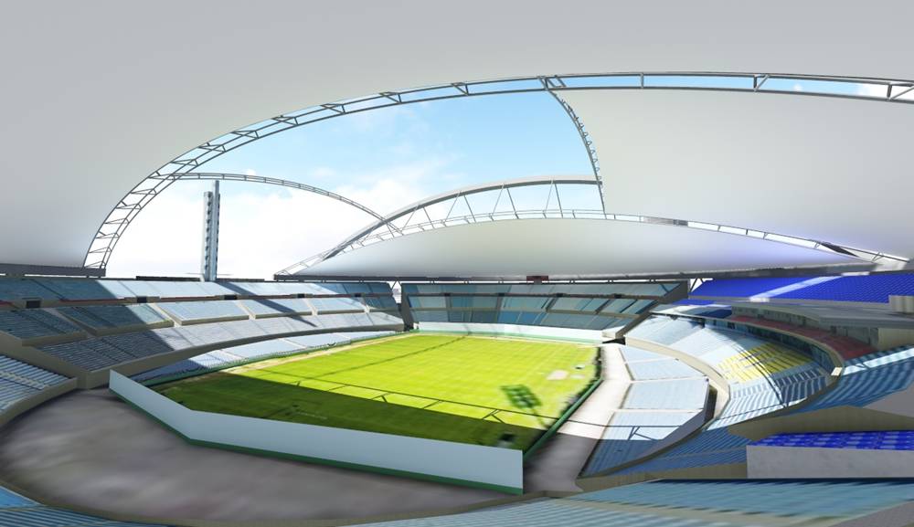 Así luce el proyecto para el Estadio Centenario del 2030.