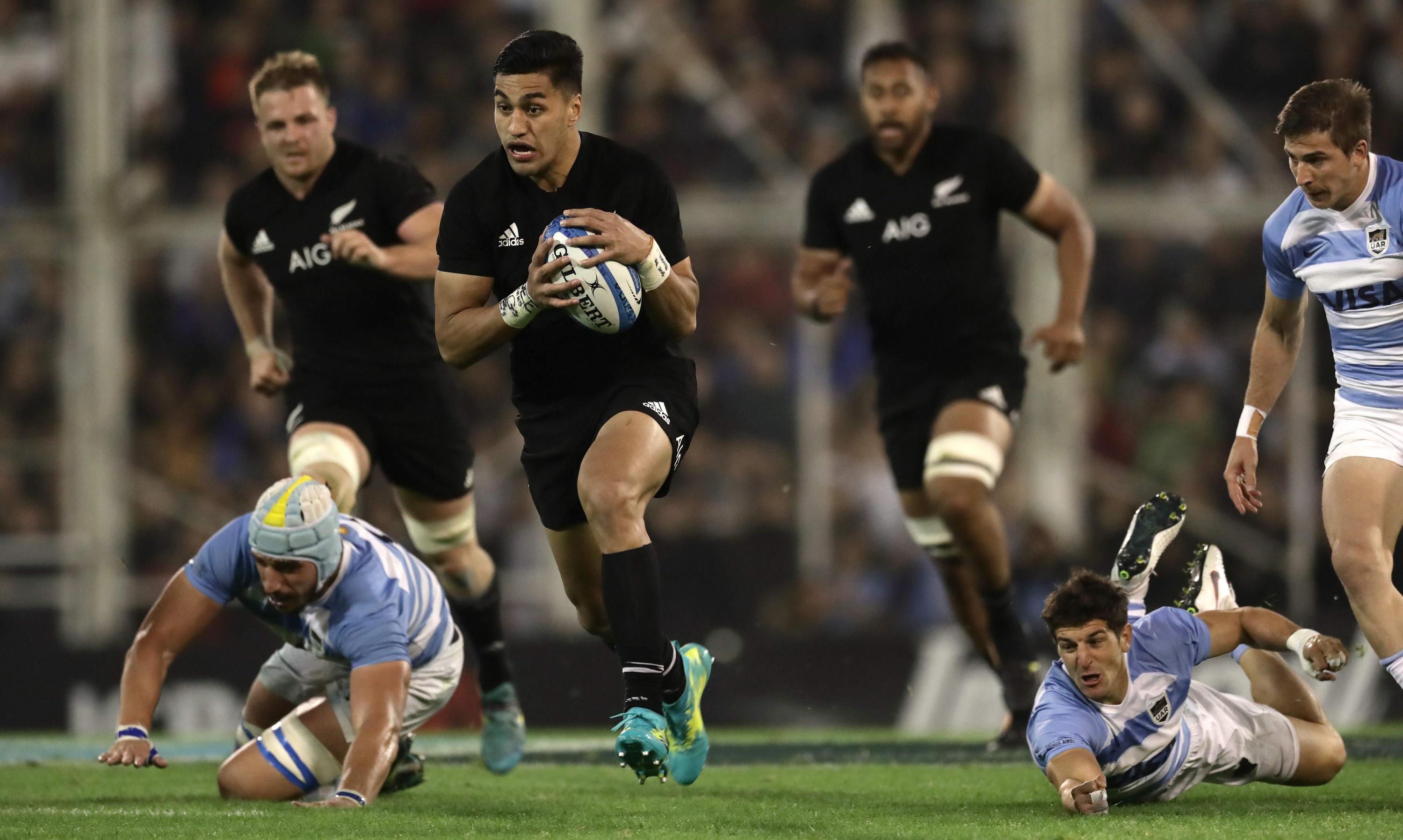 Nueva Zelanda le ganó a Argentina en Liniers. Foto: AFP.