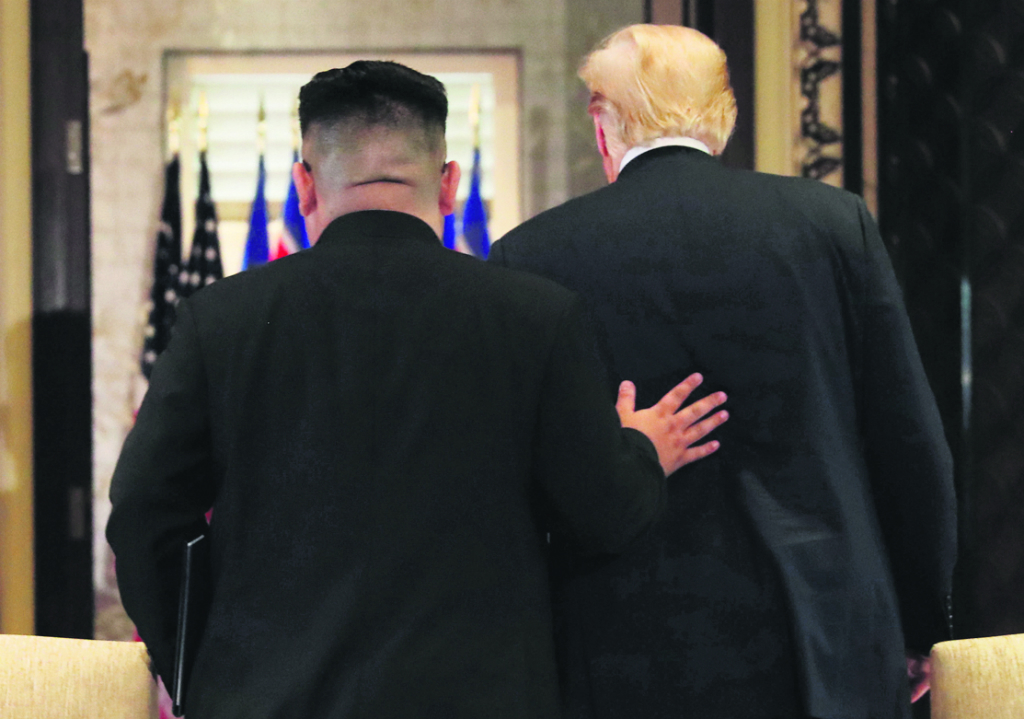 Kim y Trump mantuvieron una histórica cumbre en junio. Foto: Reuters