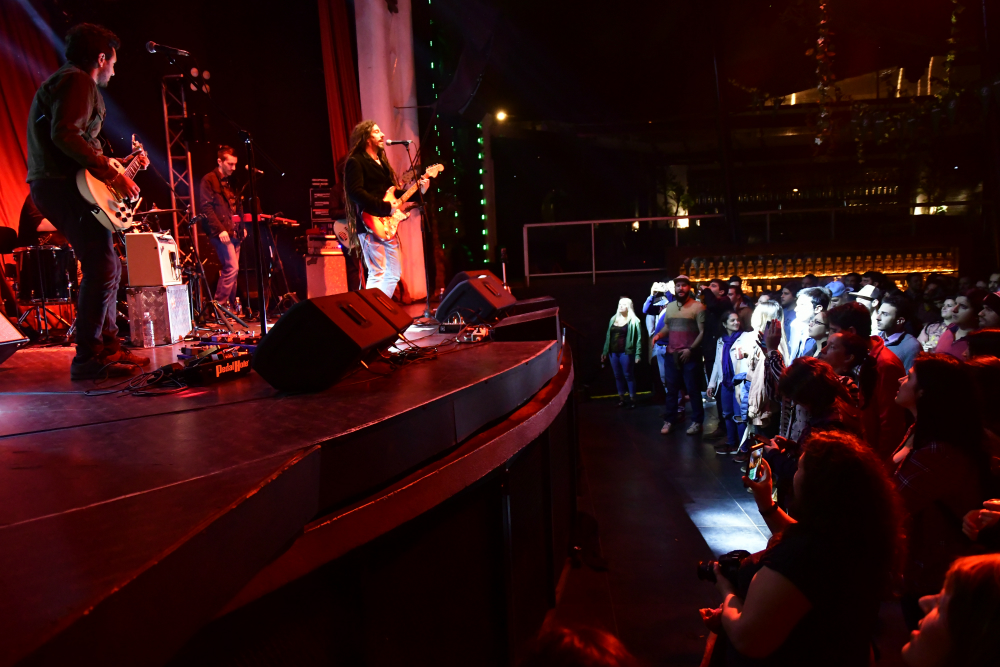 Mono Roots en Plaza Mateo. Foto: Fernando Ponzetto