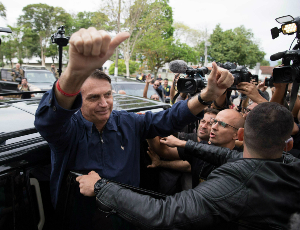 Jair Bolsonaro: los socialistas lo llamaron “homofóbico, misógino y racista”; la oposición cree que fue el descrédito del PT lo que lo hizo crecer. Foto: AFP