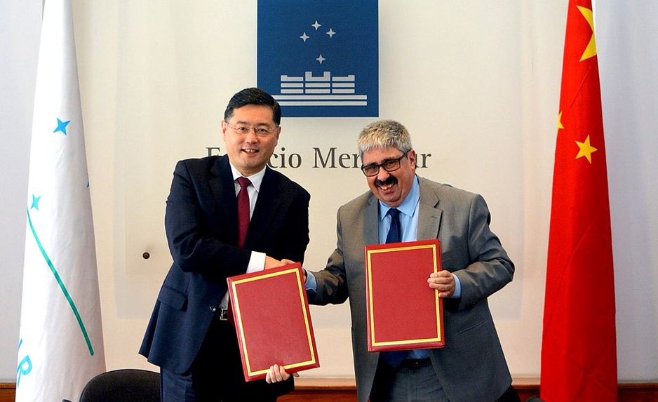 Reunión China-Mercosur. Foto: @MRREE_Uruguay