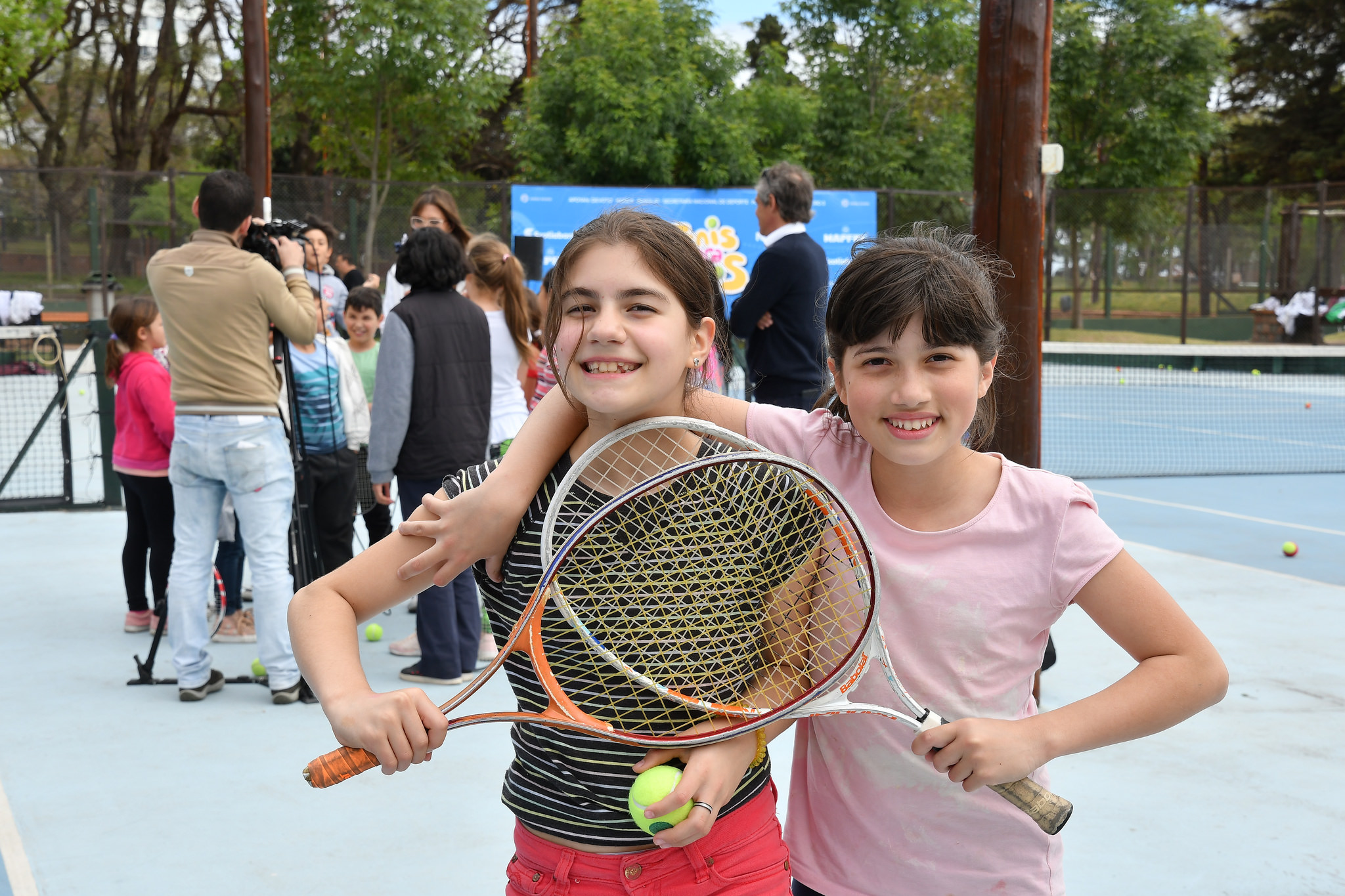 El lanzamiento de una nueva temporada del Programa Tenis Para Todos. Foto: Prensa Uruguay Open.