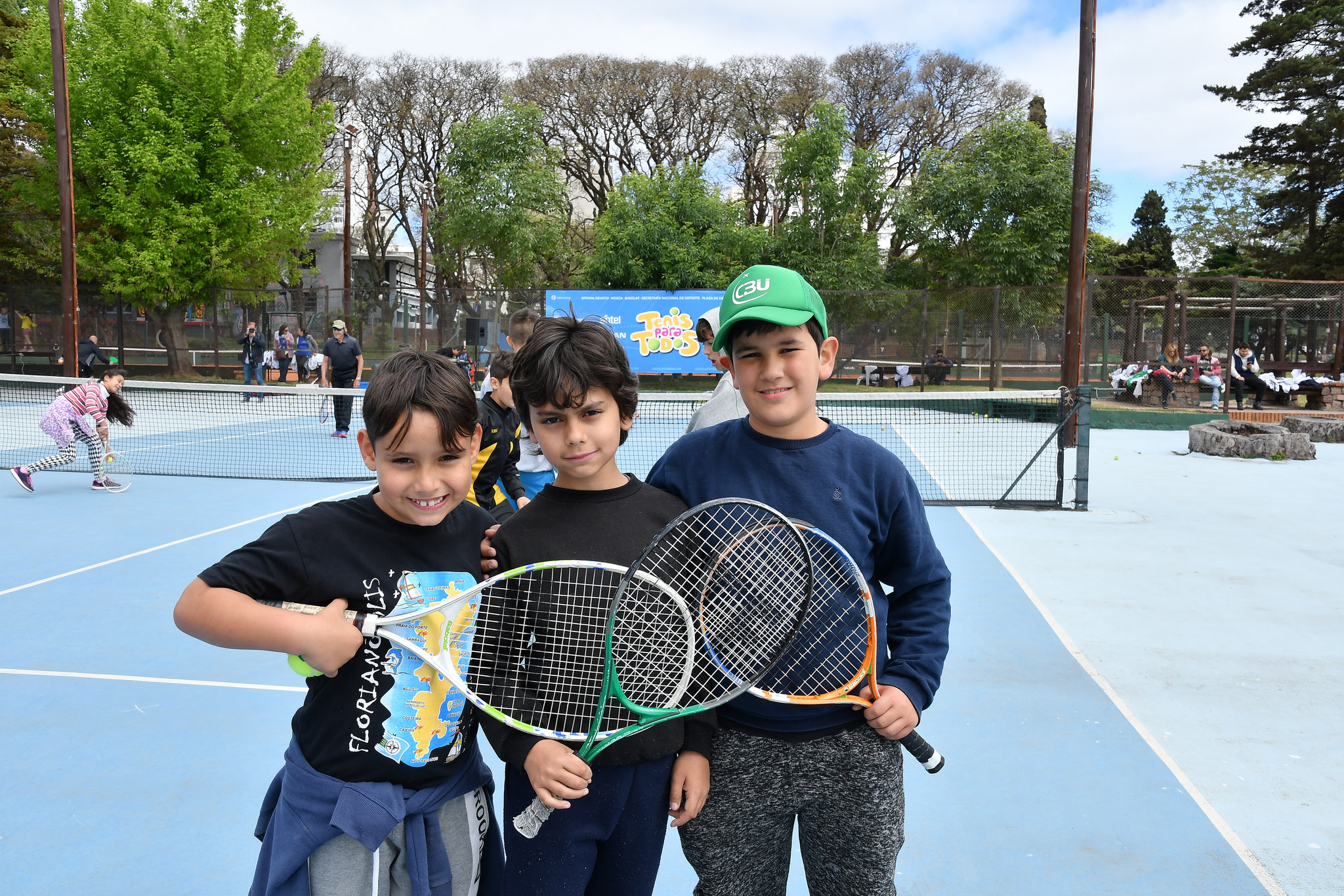 El lanzamiento de una nueva temporada del Programa Tenis Para Todos. Foto: Prensa Uruguay Open.