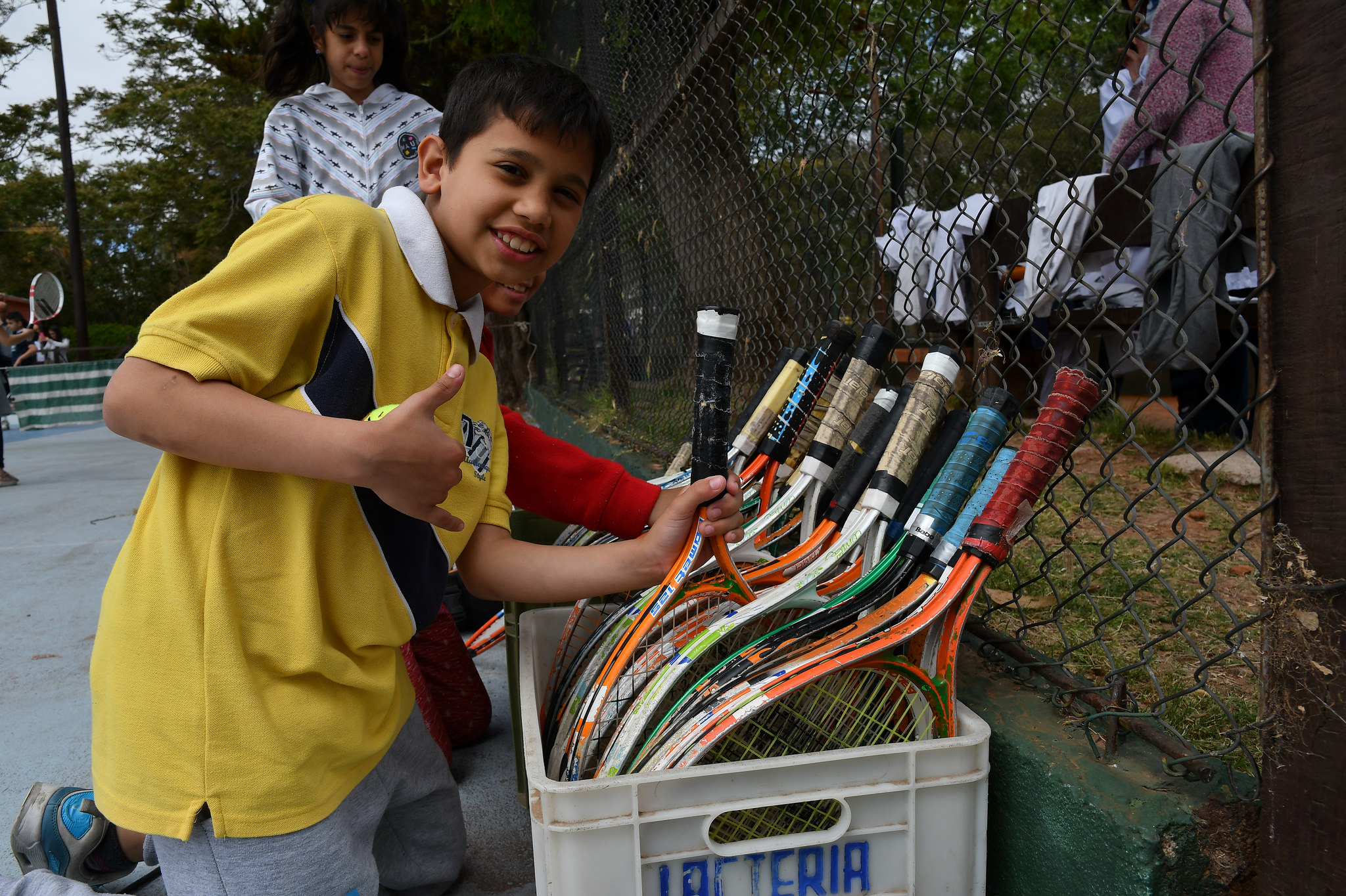 El lanzamiento de una nueva temporada del Programa Tenis Para Todos. Foto: Prensa Uruguay Open.