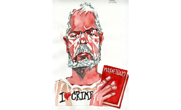 Carlos Busqued. Dibujo de Ombú