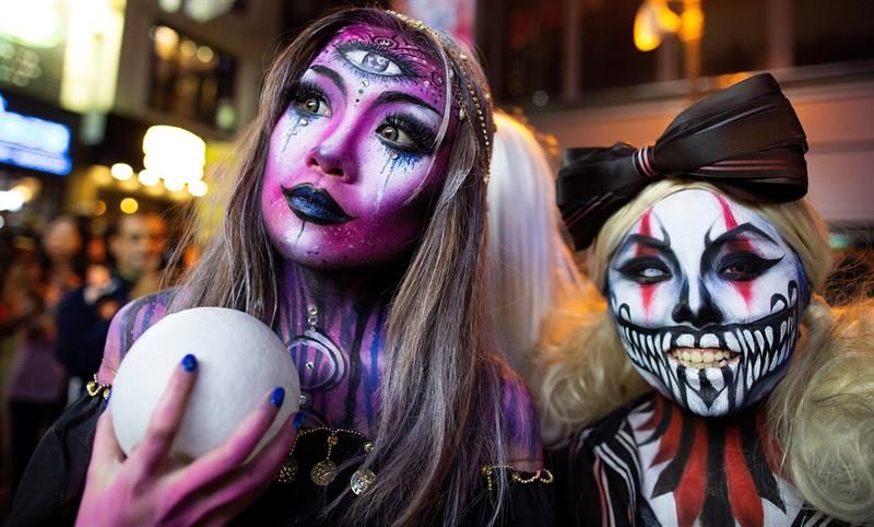 Halloween en China. Foto: EFE